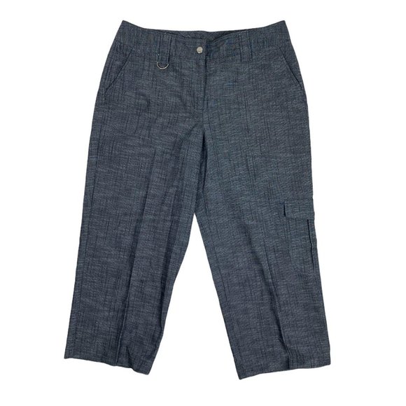 new directions Pants - New Directions 8 Capri Pants NWT Blue Stretch Navy